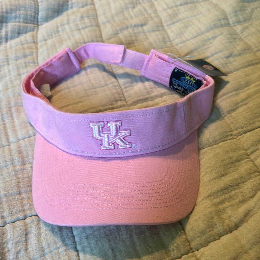 NCAA Pink Visor Hat with Adjustable Strap